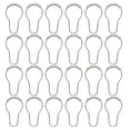 thumbnail image 1 of Juego de 24 ganchos para cortina de ducha de acero inoxidable resistentes a la corrosión para baño., 1 of 5