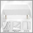 thumbnail image 6 of Lann's Linens Polyester Tablecloth - 70" x 120" Rectangular - White, 6 of 8