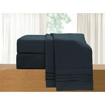 1500 Premier Hotel Collection Elegant Comfort 3 Piece Bed Sheets Twin/Twin Xl Black Texture 1500 Premier Hotel Collection