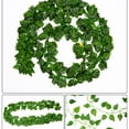 thumbnail image 3 of Advancent Hojas de vid colgantes artificiales, decoración de plantas falsas, diseño de adorno de hojas de ratán para el hogar, sala de estar, Decoración Tipo 2, 3 of 6