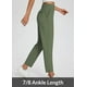 thumbnail image 3 of Pantalones BALEAF para mujer, de viaje, ligeros y elásticos, color verde militar, talla L, 3 of 7