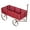 Red, variant on Shine Company Transitional Cedar Wood Decorative Wagon Garden Planter in Red