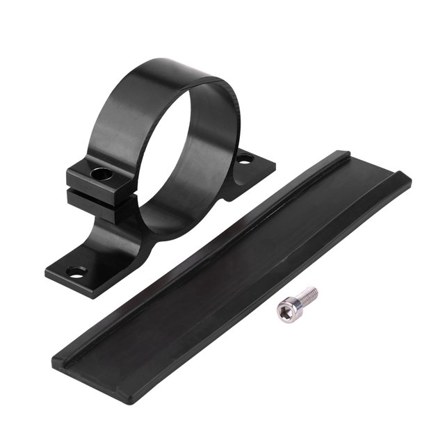 Eatbuy Soporte de la bomba de combustible - Aleación de aluminio 60 mm Soporte de montaje de la bomba de combustible del automóvil Soporte de montaje de un solo filtro Abrazadera(Negro)