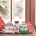 thumbnail image 2 of SUNSIOM Christmas Candy Bag Set Hanging Drawstring Gift Bags Treat Bags with Rope and Tag/Stickers, 2 of 9