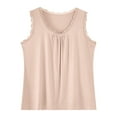 thumbnail image 4 of Censtreet Débardeurs pour Femmes Modal Col Rond Basique Tendance Sans Manches T-Shirts Femme, 4 of 7