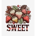 thumbnail image 4 of Sweet Strawberries Youth White Crew Neck Short Sleeve Tee-Medium, 4 of 4