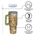 thumbnail image 4 of OBREWU Cute Boxer Dog and Flowers Florals Tumbler with Handle and Lid,Cute Boxer Dog and Flowers Florals 40oz Double Wall Vacuum Insulated Tumbler,Cups Gift for Women and Men, 4 of 7