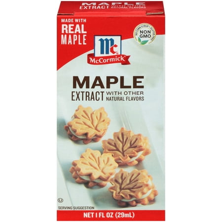 - McCormick Maple Extract With Other Natural Flavors, 1 fl oz