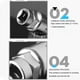 thumbnail image 3 of Extractor de Soporte Inferior de Bicicletas sweethay Herramientas de Mantenimiento Manual Metal Plata, 3 of 6