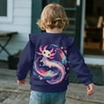 thumbnail image 4 of Uorisanigo Toddler Baby Girl Sweatshirt Ruffle Shoulder Pullover Hoodies Casual Long Sleeve Bubble Axolotl Shirts Tops Soft Pullover T-Shirts Kids Sweaters Shirts, 4 of 7