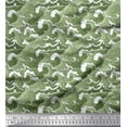 thumbnail image 1 of Soimoi Rayon Fabric Waves Shirting Decor Fabric Printed Yard 42 Inch Wide, 1 of 5