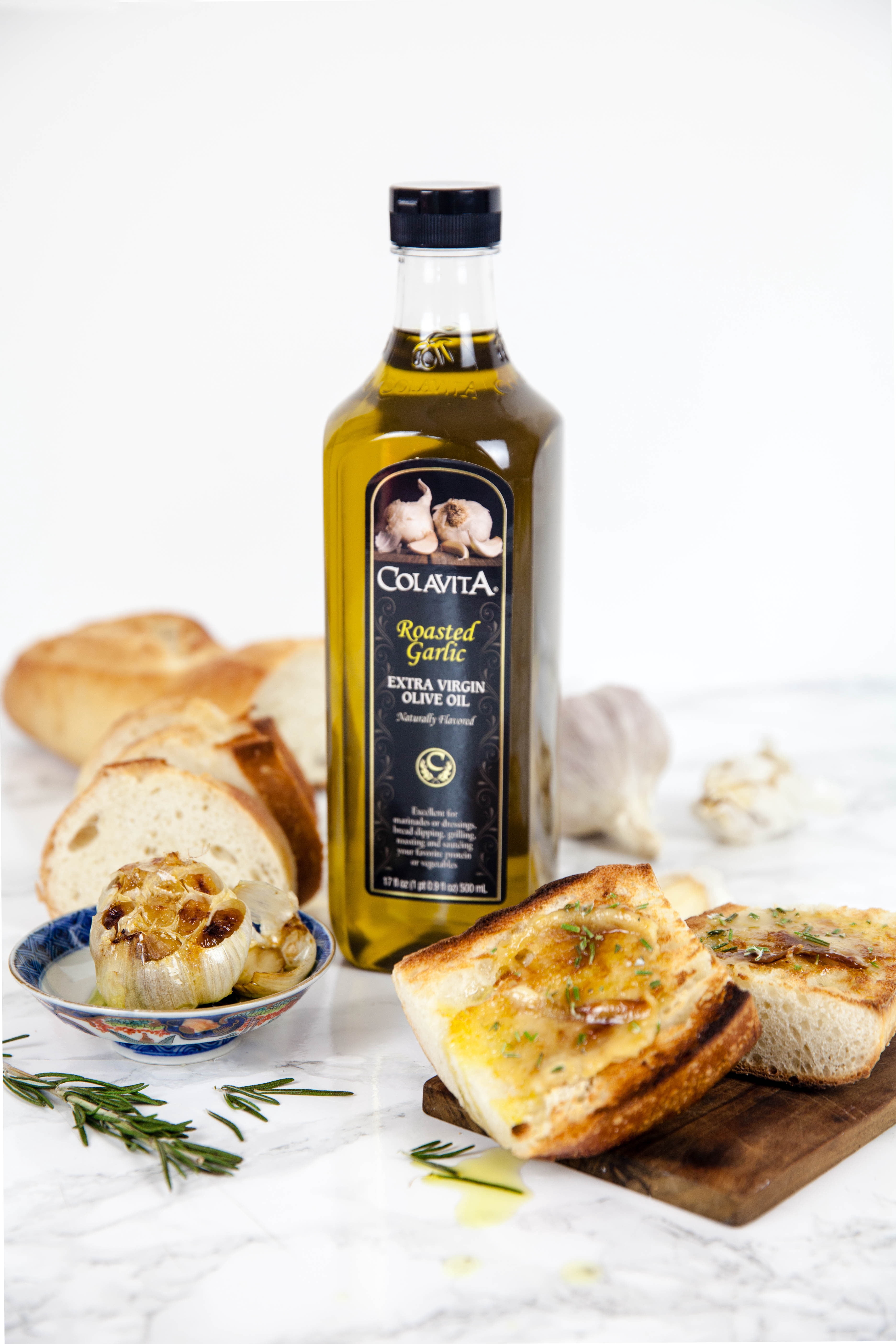 Colavita Roasted Garlic Extra Virgin Olive Oil, 32 Fluid Ounce