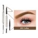 thumbnail image 2 of Lápiz de cejas triangular, lápiz de cejas de dos cabezales, giratorio con cepillo para cejas Café jinwen Lápiz de cejas, 2 of 8