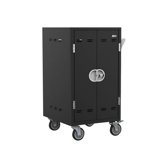 AVerCharge X30i - Chariot (charge Uniquement) - pour 30 Tablettes / Ordinateurs Portables - Verrouillable - Acier - Taille de l'Écran: jusqu'à 15 Pouces - Sortie: AC 100-120 V