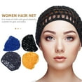 thumbnail image 2 of Shisuyan 4 Pcs Filet à Cheveux au Crochet Filet à Cheveux au Crochet de Qualité Supérieure Filet à Cheveux au Crochet, 2 of 8