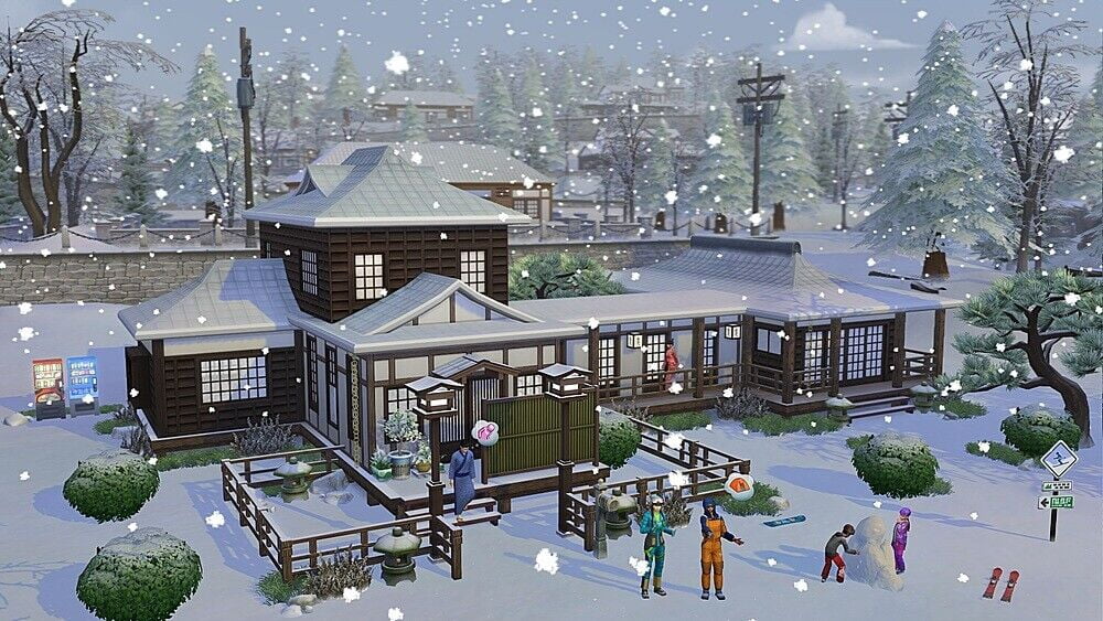 sims 4 snowy escape walmart