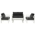 thumbnail image 3 of Safavieh Nason 4 Piece Contemporary Outdoor Living Set, 3 of 6