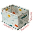 thumbnail image 1 of Qiopertar Clearance Home Decor Steel Frame Sundries Book Storage Basket Desktop Cosmetics Storage Box Snack Storage Box Home Kitchen Storage under $2 Saving Up To 99% Off, 1 of 2