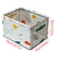 thumbnail image 1 of Fiudx Caja de Almacenamiento con Estructura de Acero, Gran Capacidad para Escritorio y Organización Del Hogar, Diseño Plegable y Transparente, Malla de Pvc Duradera, Multifuncional para Cosméticos, R, 1 of 2