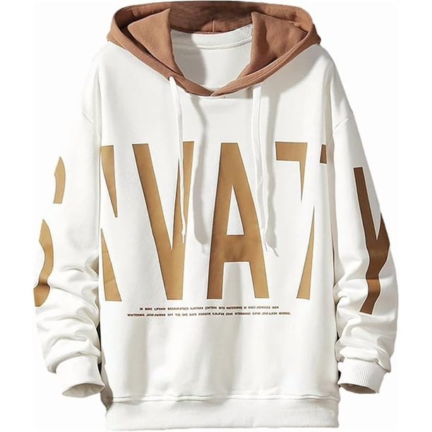 Sudadera con capucha para hombre, jersey para exteriores, blusa, ropa de calle, jersey urbano, sudadera con capucha con estampado informal, otoño e invierno
