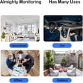thumbnail image 5 of Watcheye Security Camera, Household Mini Cameras, Mini 4g Wireless WiFi Cameras 1080p HD, App Remote for Home, Indoor, Outdoor (White), 5 of 7