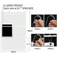 thumbnail image 2 of Artrylin Shower Curtain Caddy 6 Pockets Loading 25LB - Quick Dry Shower Rod Mesh Hanging Organizer, 2 of 6