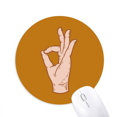 thumbnail image 1 of Tapis de Souris Main Signal Ok Accomplir Confortable Jeu Bureau, 1 of 2