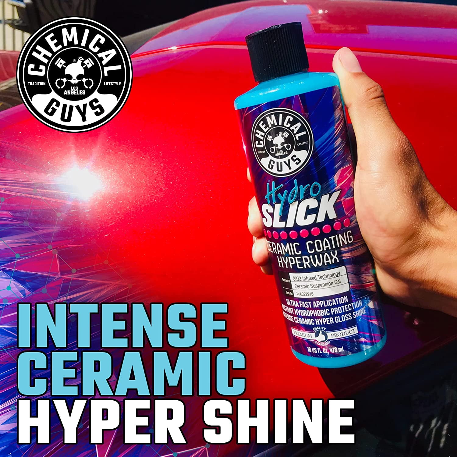 Chemical Guys HydroSlick Si02 Ceramic Coating Hyperwax 473ml $62.99 +  Delivery ($0 C&C/ in-Store/ $99 Order) @ Supercheap Auto - OzBargain