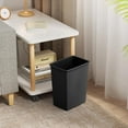thumbnail image 4 of 35 Quart Plastic Trash Can, Under Canbinet Waste Bin, 9-Gallons Slim Trash Can for Kitchen Bedroom Office Bathroom Under Sink Black (2 Pack), 4 of 12