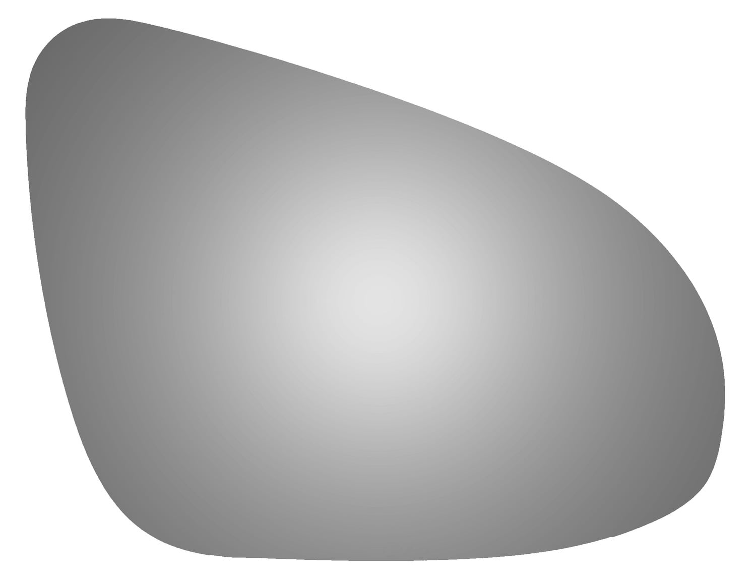 Burco Side View Mirror Replacement Glass - Clear Glass - 5513