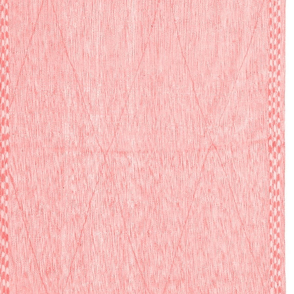 Ahgly Company Machine Washable Indoor Square Solid Red Modern Area Rugs, 5' Square