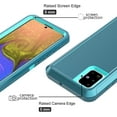 thumbnail image 3 of HSHDLDF Samsung Galaxy A71 4G Case, Samsung Galaxy A71 4G Case Soft TPU Hard PC Heavy Duty Shockproof 3 Layer Cover for Samsung Galaxy A71 4G (Lake Blue), 3 of 5