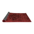 thumbnail image 2 of Ahgly Company Indoor Square Abstract Red Modern Area Rugs, 5' Square, 2 of 4