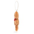 thumbnail image 2 of Jellycat Festive Folly Muñeco Adorno de Galleta de Jengibre Fred, 2 of 4
