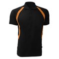 thumbnail image 1 of Gamegear® Cooltex - Polo de manga corta transpirable Modelo Riviera Hombre Caballero - Verano/Ejercicio (Negro/Naranja), 1 of 2