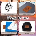 thumbnail image 4 of 50Pcs Blank Faux Patches for Leatherette Hat Patches for Repair, 4 of 5