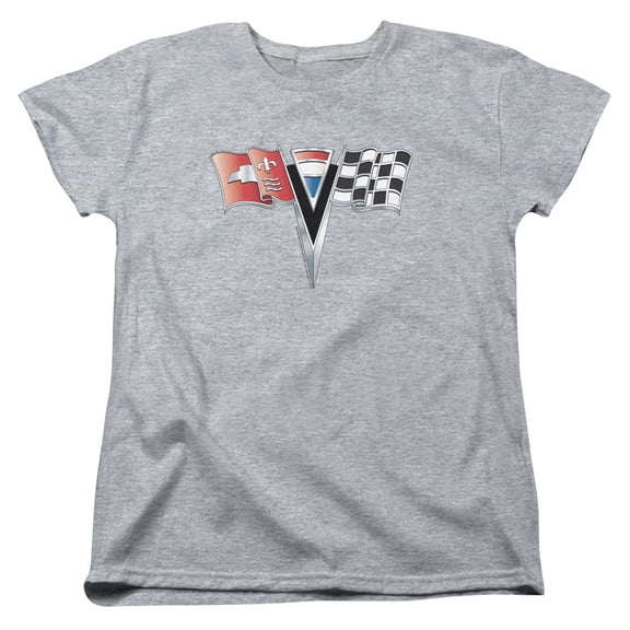 Chevrolet - 2Nd Gen Vette Nose Emblem - Women's Short Sleeve Shirt - X-Large