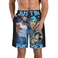 thumbnail image 1 of Men's Justin Singer Bieber Quick Dry Summer Swim Trunks Board Shorts Beach Bathing Suit Medium, 1 of 9