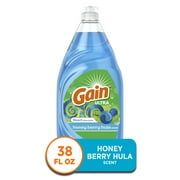 Gain Ultra Liquid Dish Soap, Honey Berry Hula, 38 fl oz