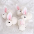thumbnail image 2 of ITFABS Easter Bunny Mini Doll, 3D Stuffed Small Bright Colors Animal DIY Activities Accessories, 2 of 5