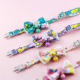 thumbnail image 2 of Cute cat Collar for Cats and Puppies, Cat Collars, Floral Bow Collar with Bell, Removable Cat Collar with Tie, 2 of 5