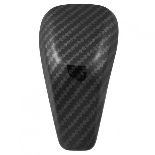 Shift Knob Cover,Car Carbon Fiber Gear Car Shift Knob Cover Trim Shift