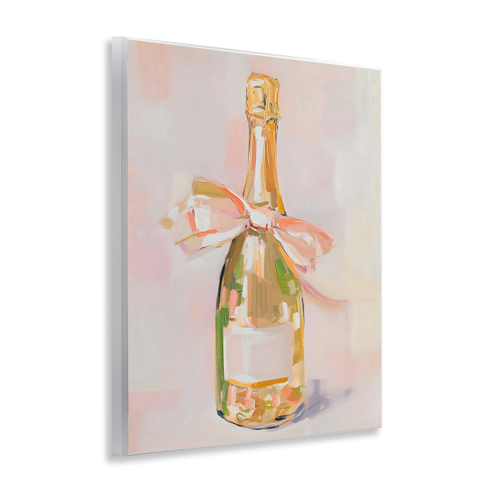 Stupell Industries Pink Champagne Celebration Wall Plaque Art, design by The Prints Vibe