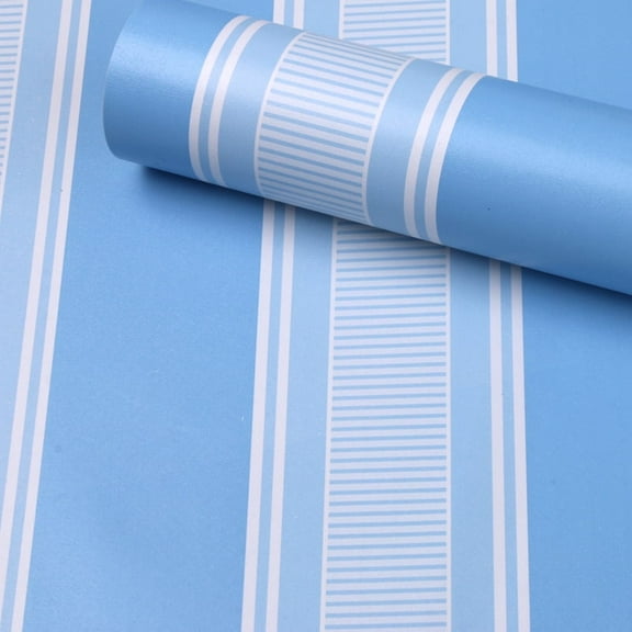 Nvzi-a Fashion Personality Simple Thickened Self Adhesive Wallpaper Cabinet Desk Stickers Home Kitchen Decoration Wallpaper (Blue)