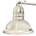 thumbnail image 3 of WestinghouseLighting 6333900 3 Light Boswell Indoor Chandelier - Brushed Nickel, 3 of 6