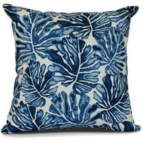 Simply Daisy, Palm Leaves, Floral Print Pillow
