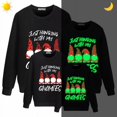thumbnail image 1 of Camisetas navideñas a juego para la familia, sudadera luminosa colgante con My Gnomies, 1 of 4