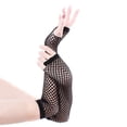 thumbnail image 1 of Guantes de red de pesca, guantes unisex, guantes largos, guantes punk, guantes de medio dedo, guantes sexys de discoteca, 1 of 6