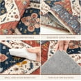thumbnail image 4 of Farmhouse Kitchen Rugs Sets of 3, Kitchen Runner Rugs Non Slip Washable, Boho Kitchen Mats for Floor, Indoor Door Mat Entrance, Laundry Room Rug, Thick Kitchen Floor Mat Carpet, 4 of 6