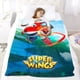 thumbnail image 5 of Super Wings anti-pilling, suave, ligera, esponjosa y acogedora de lujo para hogar y cocina – Perfecta para niños y adultos,150X130cm, 5 of 6